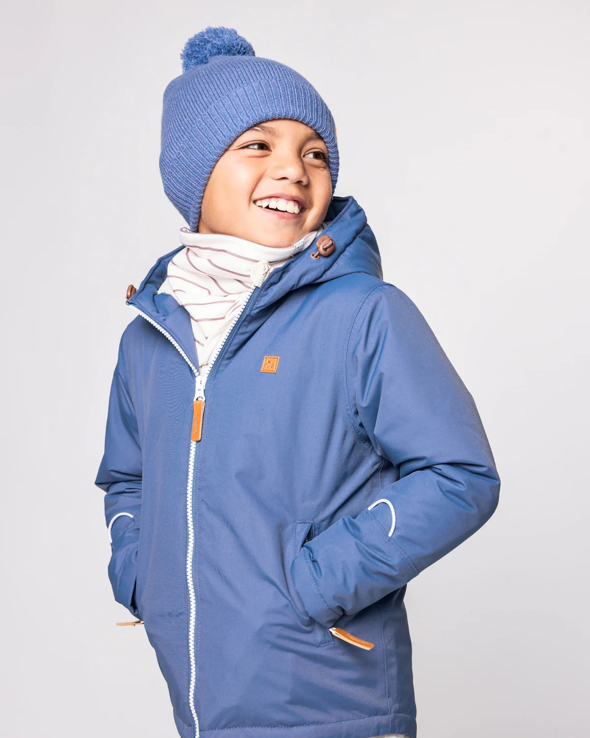 Breton Stripe Fleece Lined Neck Warmer