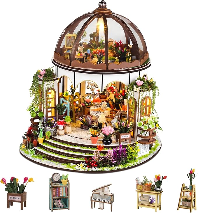 Greenhouse Scene Assembly Kit,The Best Gift for Family