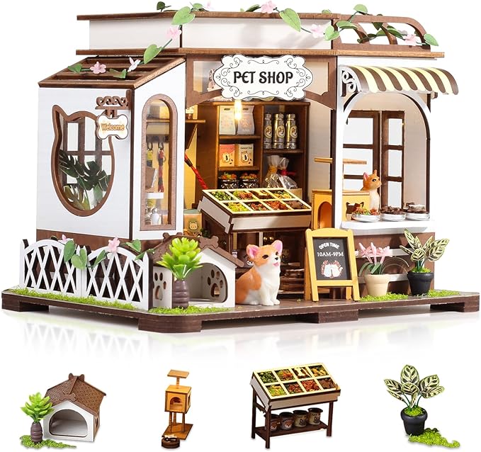 Greenhouse Scene Assembly Kit,The Best Gift for Family