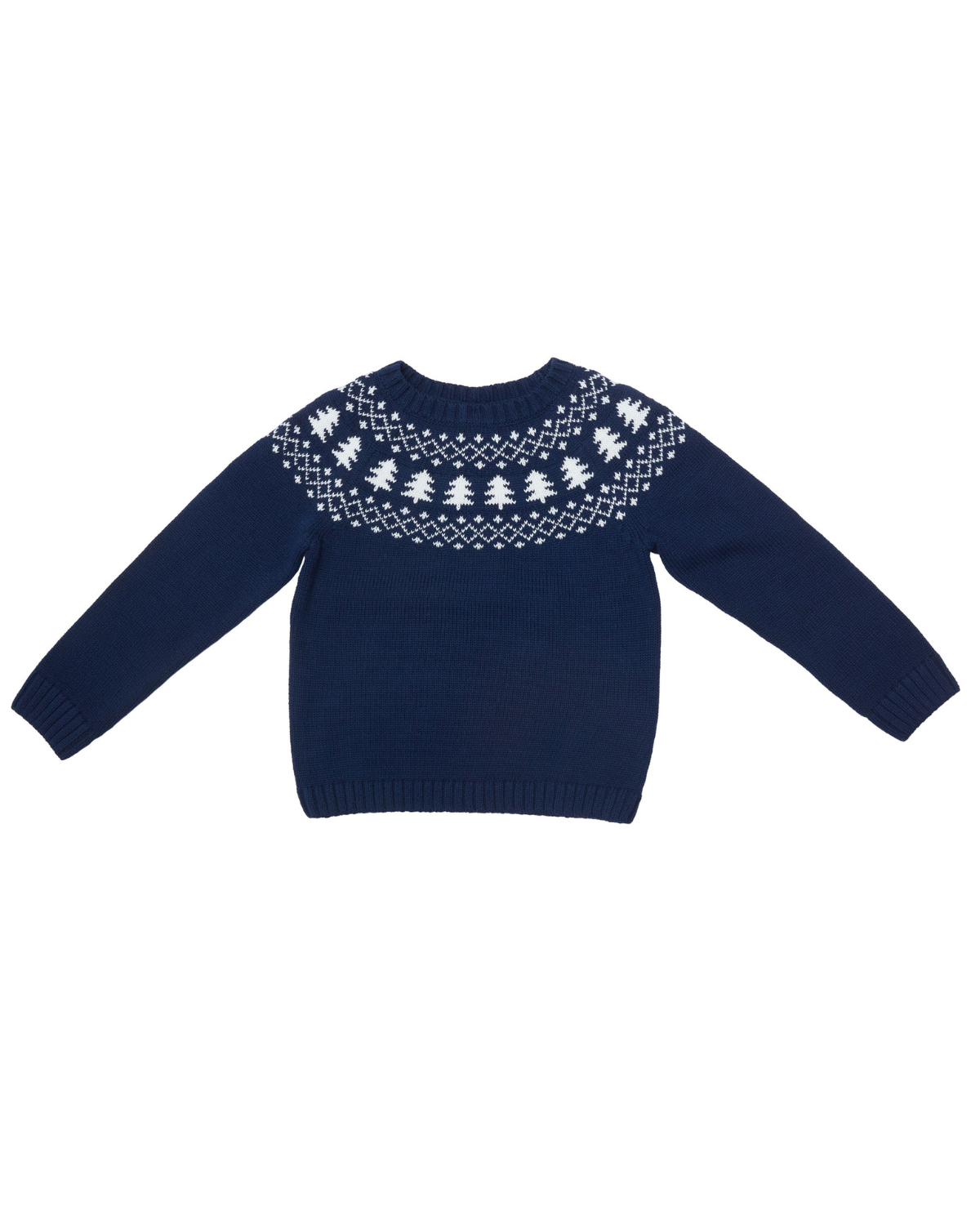 Women's Navy Fair Isle Sweater