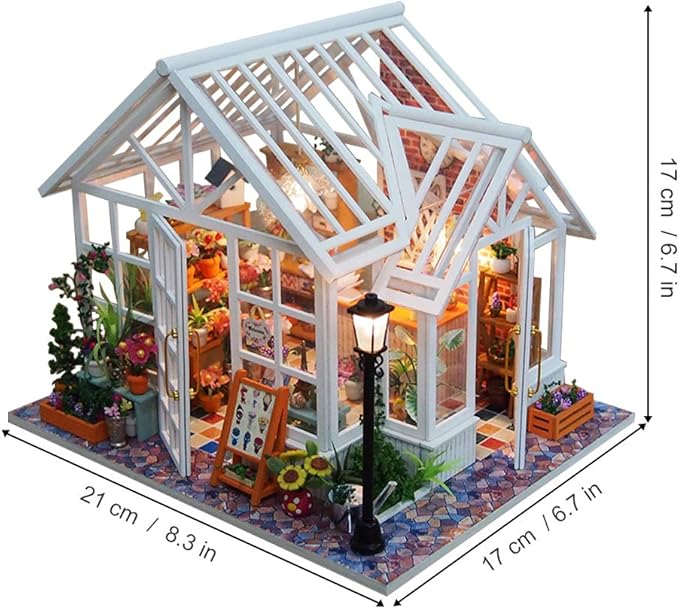 Greenhouse Scene Assembly Kit,The Best Gift for Family