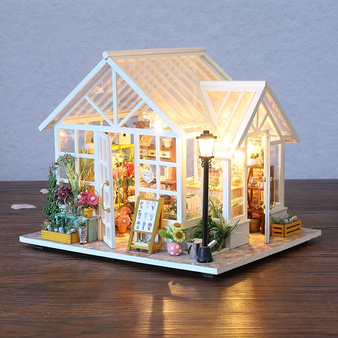 Greenhouse Scene Assembly Kit,The Best Gift for Family