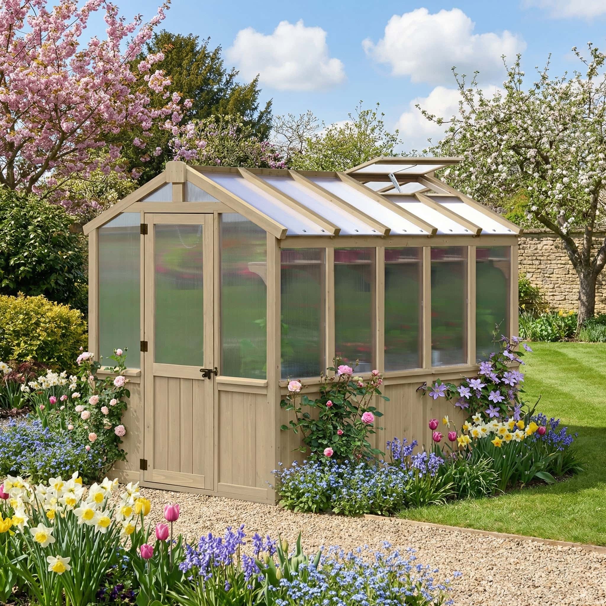 Greenhouse Scene Assembly Kit,The Best Gift for Family