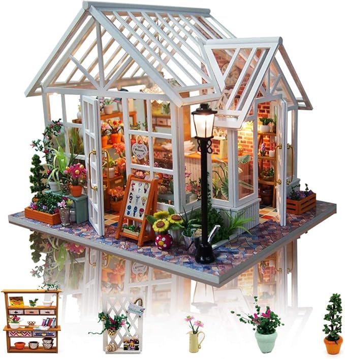 Greenhouse Scene Assembly Kit,The Best Gift for Family